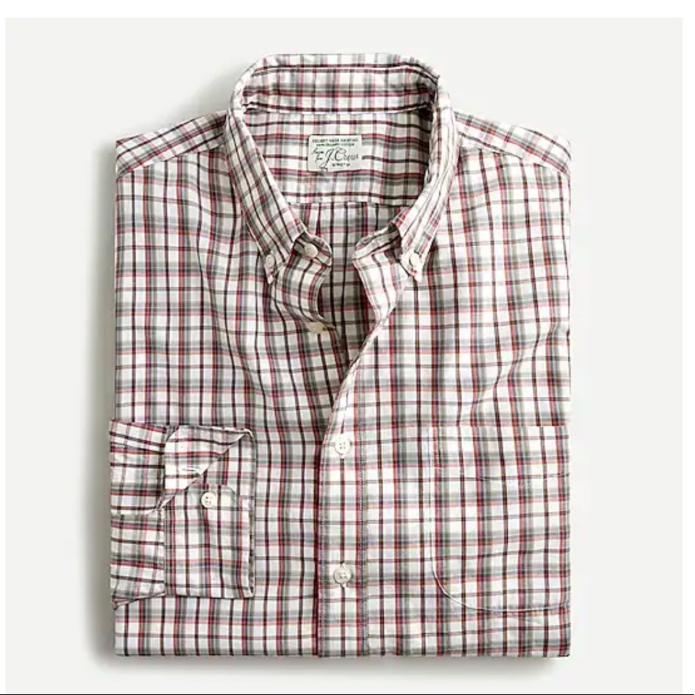✨🆕✨Slim stretch Secret Wash cotton poplin shirt